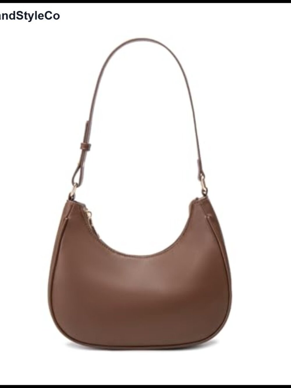 Crescent Hobo Shoulder Bag Women Cute Tote Handbag Under Arm Purse PU Leather